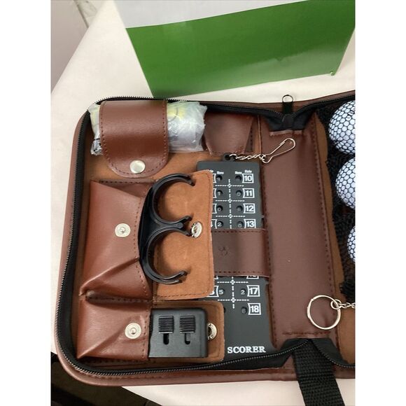 Jiskan Pro Golf Kit Storage Case, Golf Balls, Rangefinder, Golf T's, Brush, Etc. - Picture 8 of 9